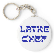 Latke Chef Keychain