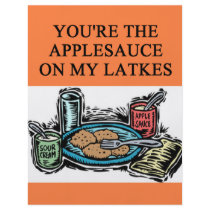 LATKES and applesauce lovers flyers by jimbuf LATKES and applesauce lovers flyers