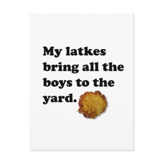 Latkes postcard