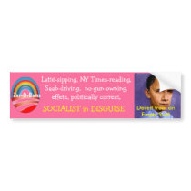Latt-sipping, NY Times-reading, Redistributionist bumper stickers by murphycd2 Latt-sipping, NY Times-reading, Redistributionist bumper stickers