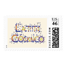 Latte Cósmico Postage Stamp