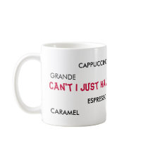 LATTE, FRAPPE, CAPPUCCINO, TALL, V... - Customized mugs