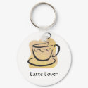 Latte Lover Keychain by nknotts Latte Lover Keychain