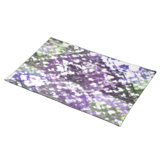 Lattice Floral Soft Purples Placemats
