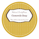 Lattice Jar Label Favor Sticker