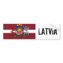 LATVIA BUMPER STICKERS