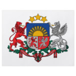 Latvia Coat of Arms Custom Flyer