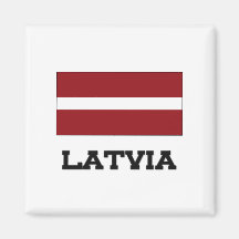 Latvia Flag Magnets