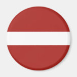 Latvia Flag Refrigerator Magnet