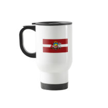 Latvia Flag w COA Mug by FlagTshirts Latvia Flag w COA Mug
