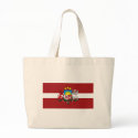 Latvia Flag w COA Tote Bag by FlagTshirts Latvia Flag w COA Tote Bag