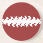Latvia Gnarly Flag coasters by Flagnostic Latvia Gnarly Flag coasters