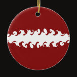 Latvia Gnarly Flag ornaments by Flagnostic Latvia Gnarly Flag ornaments