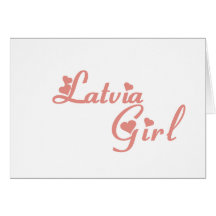 Latvia Greeting Card