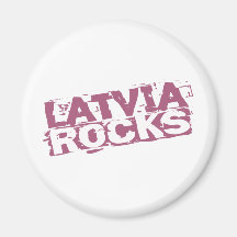 Latvia Magnet