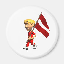 Latvia Magnet