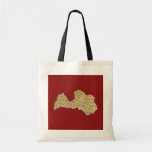 Latvia Map Bag