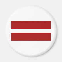 Latvia National Flag Fridge Magnet