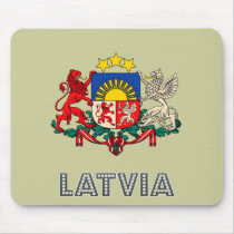 Latvian Emblem mousepads