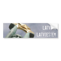 Latvian freedom bumper sticker bumper stickers