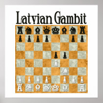 Latvian Gambit Posters
