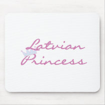 Latvian Princess mousepads