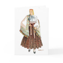 Latvian Traditional costume card by ellissulcs Latvian Traditional costume card