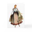 Latvian traditional costume greeting card by ellissulcs Latvian traditional costume greeting card
