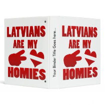Latvians are my Homies Binders