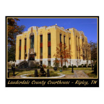 Lauderdale County Courthouse - Ripley, TN Post Cards