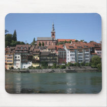 Laufenburg, Switzerland, view towards Germany Mouse Mats