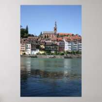 Laufenburg, Switzerland, view towards Germany Print