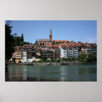 Laufenburg, Switzerland, view towards Germany Poster