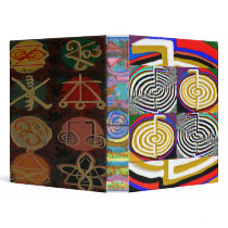 Laugh a lot  - CHO KU RAY  Reiki Symbols 3 Ring Binder