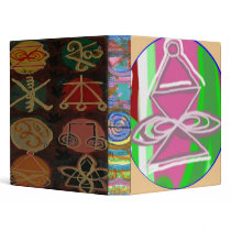 Laugh a lot - KARUNA Reiki Symbols HALU binders by ZAZZLELIST Laugh a lot - KARUNA Reiki Symbols HALU binders