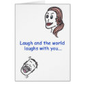Laugh / Dance Card by marlodianne Laugh / Dance Card