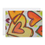 Laugh Hearts Crossing Custom Invitation or  Invite