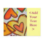 Laugh Hearts Crossing Postcard