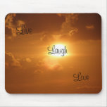 Laugh, Love, Live Mouse Mats