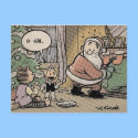 Laugh-Out-Loud Cats Christmas Postcard