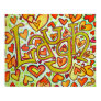 Laugh Poster Print (Glitter)