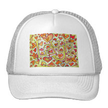 Laugh Word Art Hap or Caps Hat