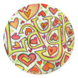 Laugh Word Art Stickers stickers