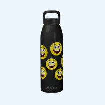 Laughing 3D Smiley Faces Water Bottle water bottles