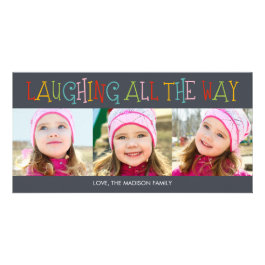 Laughing All The Way Holiday Photo Card