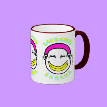 LAUGHING BANANA mugs