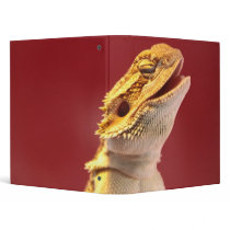 Laughing Bearded Dragon 3 Ring Binder
