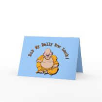 Laughing Buddha Card