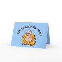 Laughing Buddha Card by CrazyClara Laughing Buddha Card