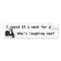 Laughing Bumper Bumper Sticker